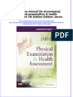 Laboratory Manual To Accompany Physical Examination Health Assessment 7Th Edition Edition Jarvis full chapter