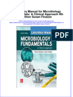 Laboratory Manual For Microbiology Fundamentals A Clinical Approach 4Th Edition Susan Finazzo full chapter