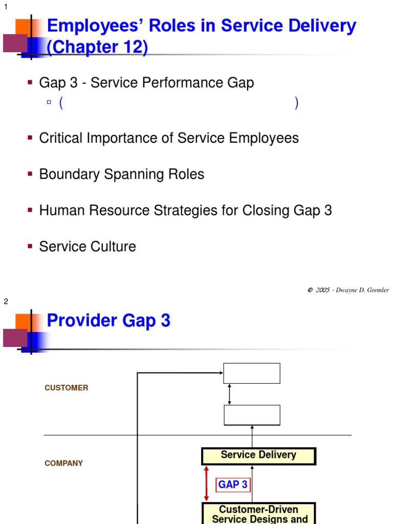 Importance of Employees in Service Marketing | PDF | Organizational ...