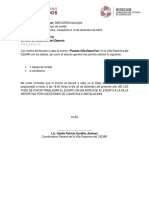 Solicitud de Bocina y Microfonos ((Posada Villa Deportiva))