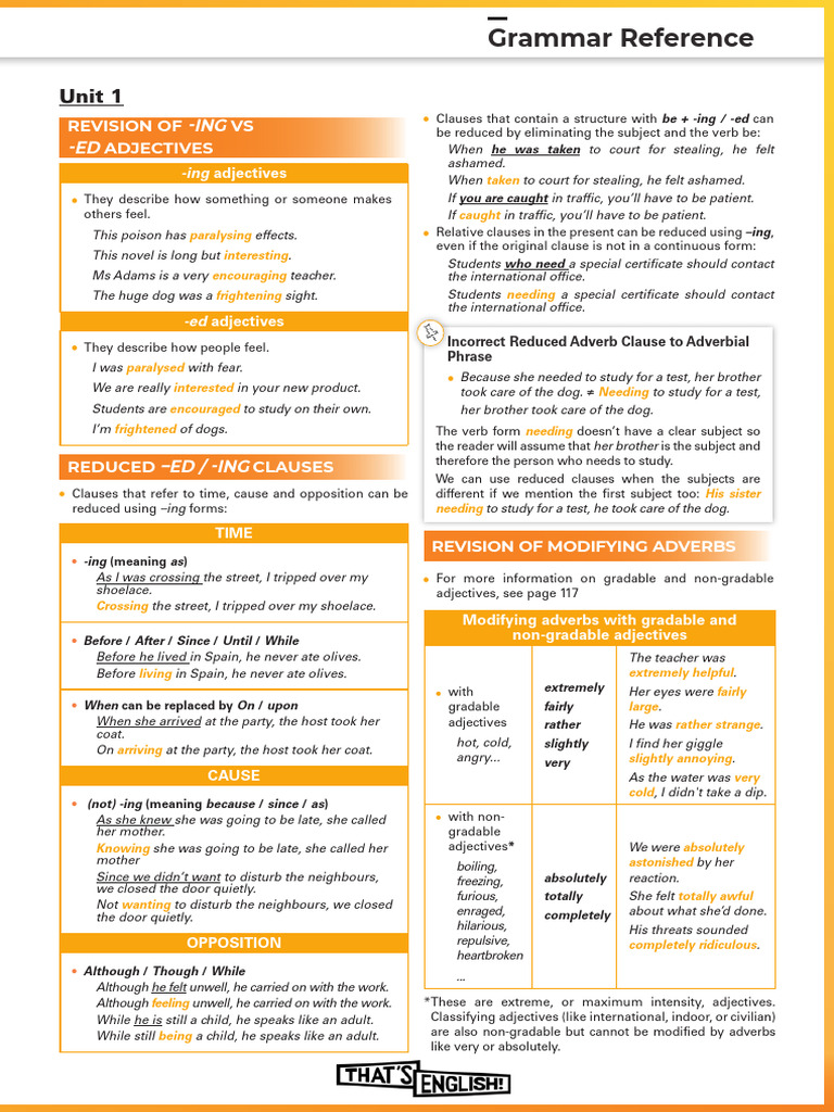 C1 1 grammar reference x temas pdf verb subject grammar 