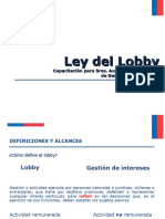 Exposición Ley Del Lobby