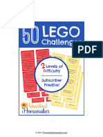 50 Lego Challenges Subscriber Freebie