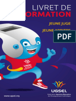 LIVRET DE FORMATION JEUNE JUGE JEUNE ARBITRE. www.ugsel.org