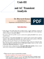 Unit III_Transient Analysis