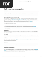 What Is High-Performance Computing (HPC)