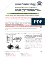 Guiao - 1 Avaliacao Escrita de Cartografia 2019