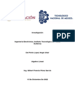 Investigación algebra lineal