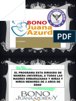 Presentacion Bono Juana Azurduy