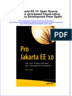 Pro Jakarta Ee 10 Open Source Enterprise Java Based Cloud Native Applications Development Peter Spath Download PDF Chapter