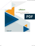 E-Return User Manual