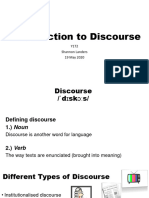 Discourse Lecture Y1T2 - Lecture 3