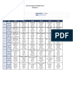 Student Schedule - Aug 14