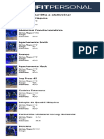 Quadríceps, Panturrilha e Abdominal