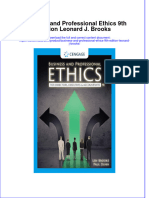 Business And Professional Ethics 9Th Edition Leonard J Brooks full chapter