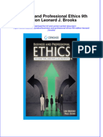 Business and Professional Ethics 9Th Edition Leonard J Brooks Full Chapter