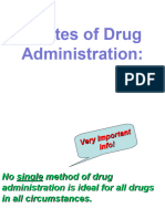 8th Routs of Drugs Administration Lecture Pharm-201