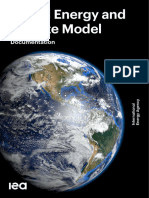 IEA Global Energy Climate Model Documentation 2022