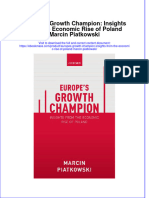 Europes Growth Champion Insights From The Economic Rise of Poland Marcin Piatkowski Full Chapter