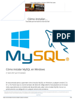 Cómo Instalar MySQL en Windows (2021) Paso A Paso