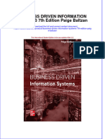 Business Driven Information Systems 7Th Edition Paige Baltzan full chapter