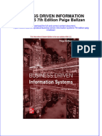 Business Driven Information Systems 7Th Edition Paige Baltzan Full Chapter