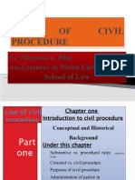 Civil P.law Power Point Mettu University