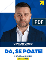 Program Ciprian Ciucu 2024