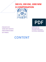 Design of 400 KV, 200 KM