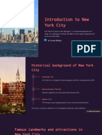 Introduction To New York City