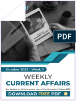 Weekly Current Affairs October 2023 Week 03 - Compressed