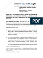 Fiscalia - Caso Señor Juan Lazo - Apersonamiento