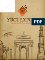 Yogi Export Catalogue