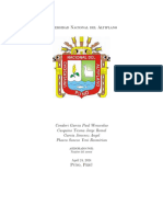 Universidad Nacional Del Altiplano: April 24, 2024