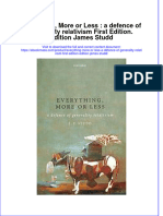 Everything More or Less A Defence of Generality Relativism First Edition Edition James Studd Full Chapter