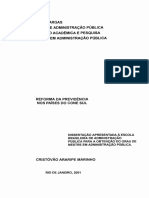 Dissertação-2001 FGV-REFORMA DA PREVIDÊNCIA NOS PAÍSES DO CONE SUL