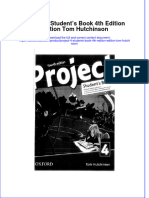 Project 4 Students Book 4Th Edition Edition Tom Hutchinson Download PDF Chapter