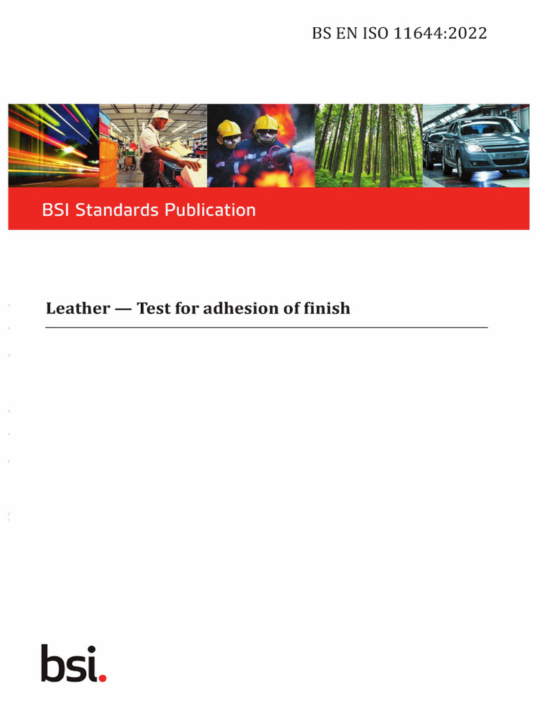 BS EN ISO 11644-2022 | PDF | Adhesive | International Organization For ...