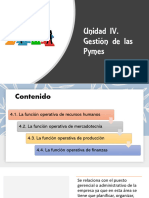 Unidad IV Gestión de Las Pymes