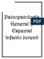 PSICOPATOLOGIA INFANTO JUVENIL - Resumen