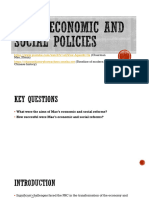 Mao's Economic and Social Policies