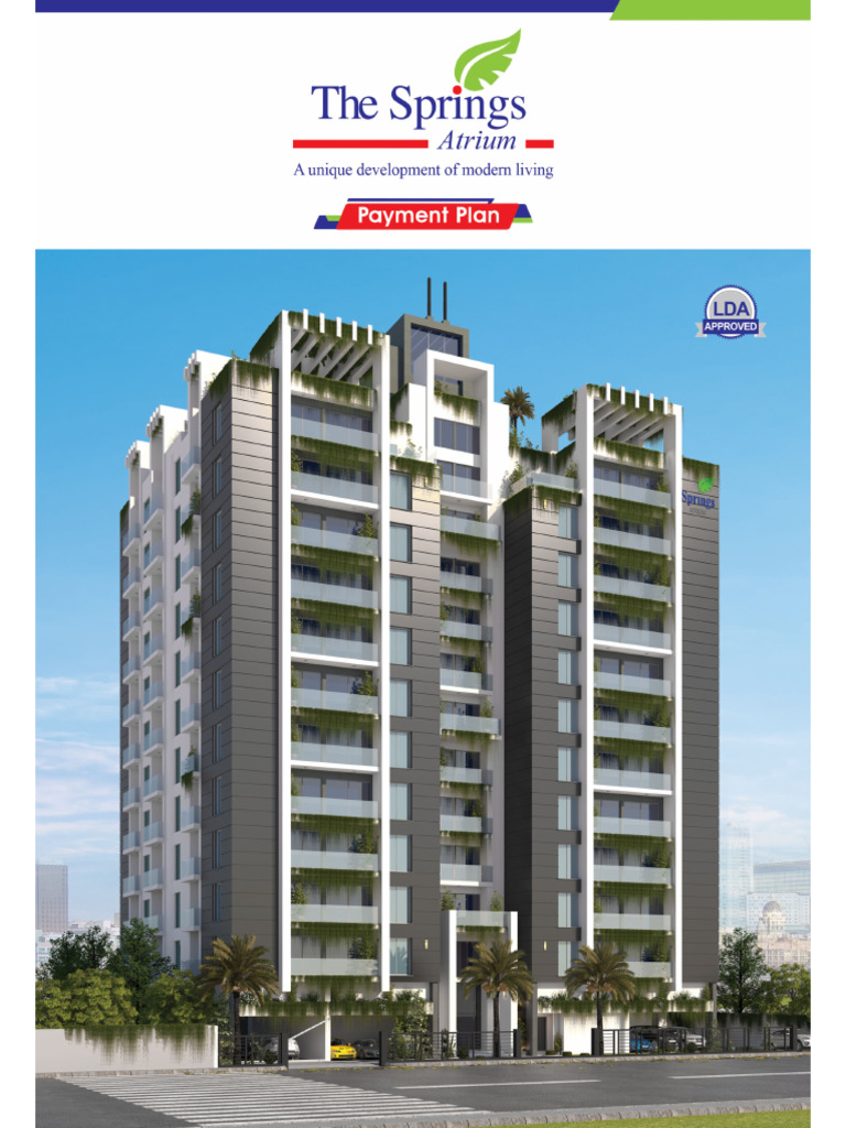 Sprins Atrium Payment Plan 2024 | PDF