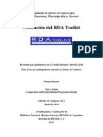 Utilizacion Del RDA Toolkit Modulo 3