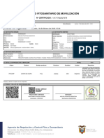 Permiso Fitosanitario de Movilización: Fecha Fin Vigencia