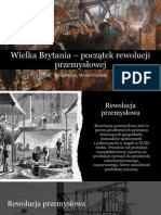 Wielka Brytania - Początek Rewolucji Przemysłowej