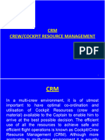 CRM Crew/Cockpit Resource Management