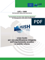 Linee Guida Per Una Pianificazione Integrata Dellinquinamento Acustico in Ambito Urbano