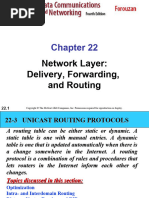 ch22 Network Layer Routing Forwarding and Delivery