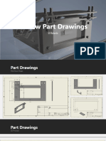 3-View Part Drawings
