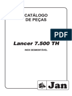 Lancer 7.500 TH Lancer 7.500 TH: Catálogo de Peças